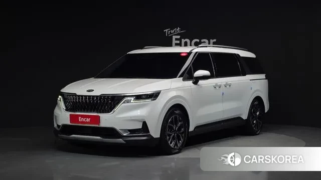 Kia Carnival 4th generation 2021 Белый из Кореи