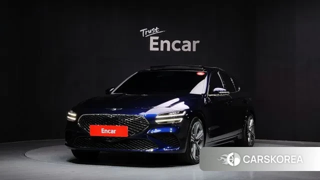 Genesis The New G70 Shooting Brake 2023 Синий из Кореи