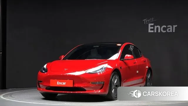Tesla Model 3 2022 Красный из Кореи