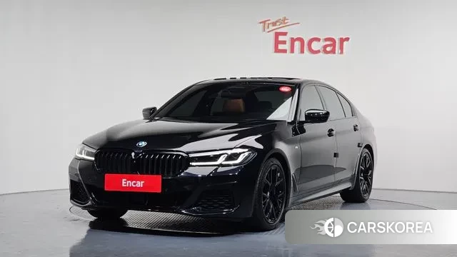 BMW 5 Series (G30) 2021 Черный из Кореи