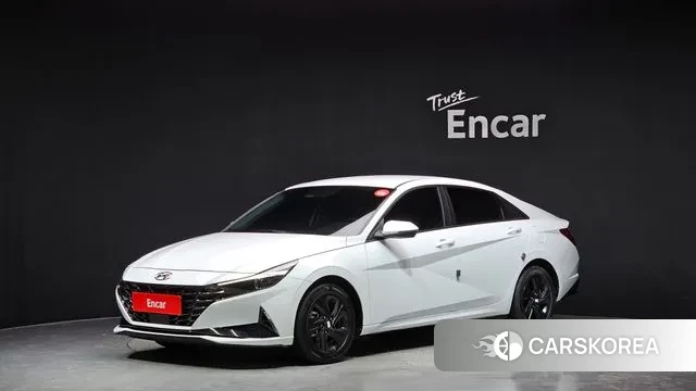 Hyundai Avante (CN7) 2022 Белый из Кореи