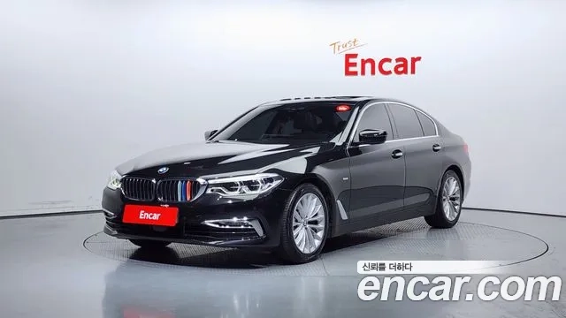 BMW 5 Series (G30) 2018 Черный из Кореи
