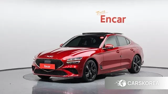 Genesis The New G70 2021 Красный из Кореи
