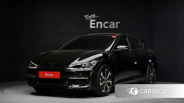 Kia EV6 2023 Черный из Кореи