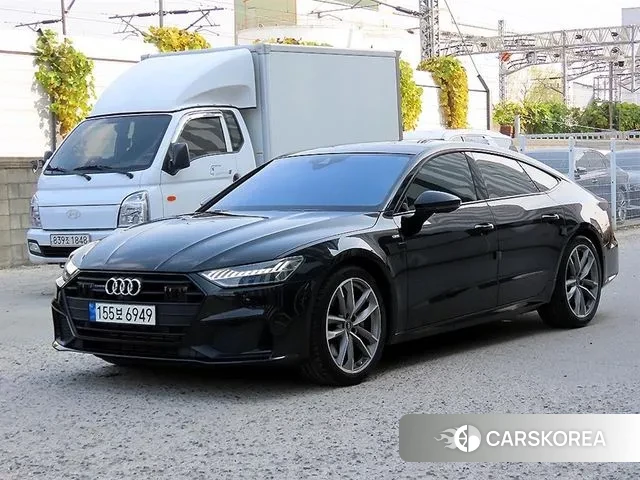 Audi A7 (4K) 2022 Черный из Кореи