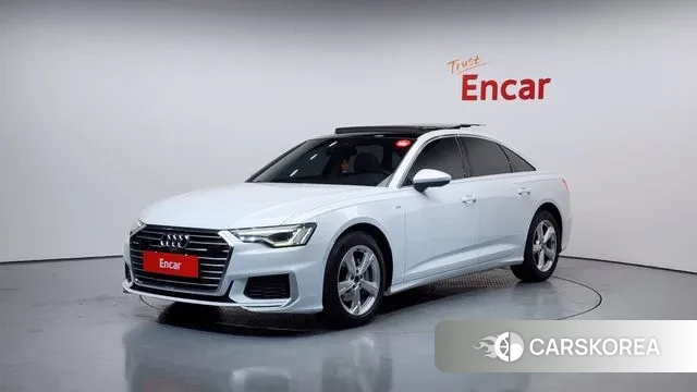 Audi A6 (C8) 2020 Белый из Кореи