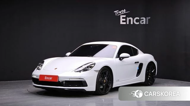 Porsche 718 Cayman 2020 Белый из Кореи