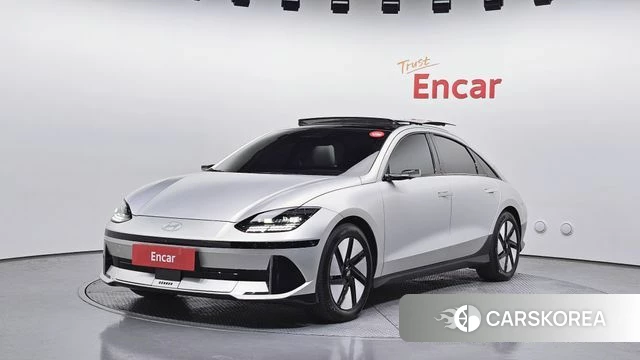 Hyundai Ionic 6 2023 Серебристо-серый из Кореи