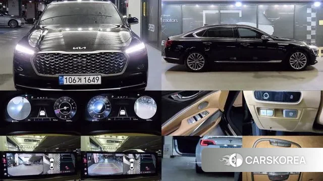 Kia The New K9 2nd generation 2021 Черный из Кореи