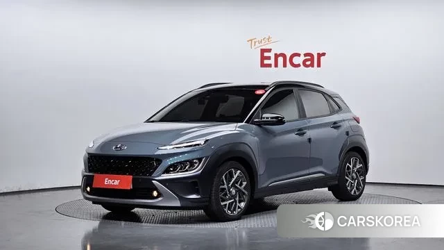Hyundai The New Kona Hybrid 2021 Небесно-голубой из Кореи