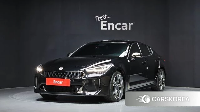Kia Stinger 2018 Черный из Кореи