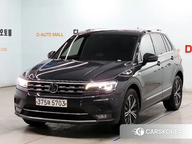 Volkswagen Tiguan second Generation 2020 Серый из Кореи
