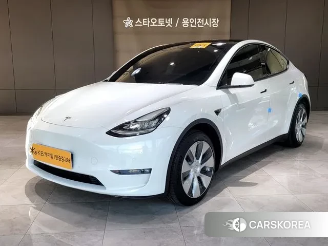 Tesla Model Y 2022 Белый из Кореи