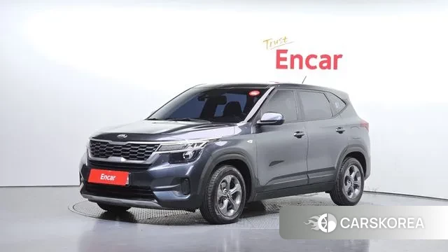 Kia Seltos 2021 Серый из Кореи