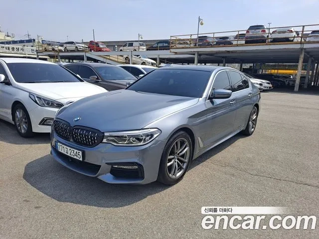 BMW 5 Series (G30) 2018 Небесно-голубой из Кореи