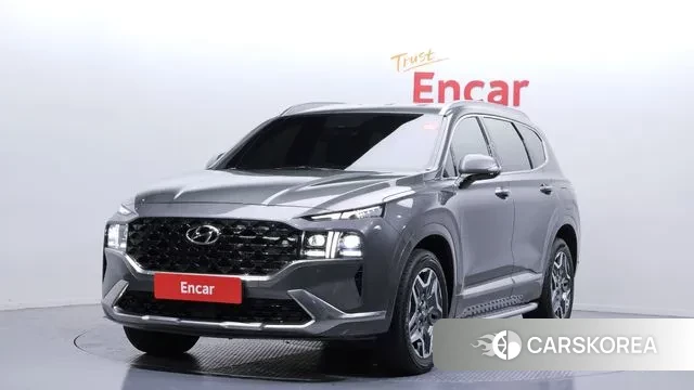 Hyundai The New Santa Fe 2022 Серый из Кореи