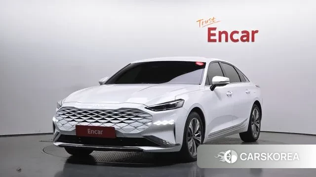 Kia K8 Hybrid 2023 Белый из Кореи