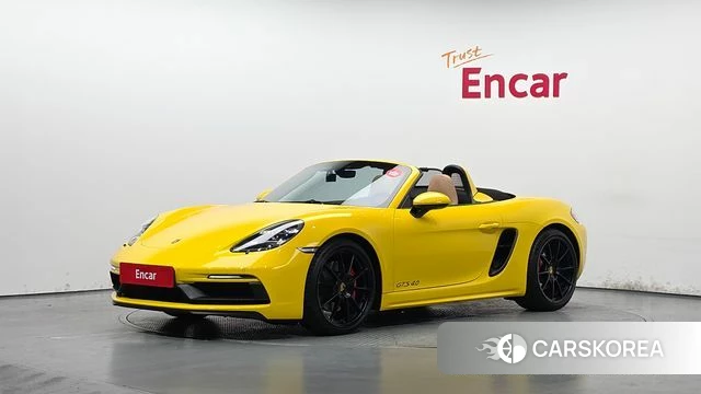 Porsche 718 Boxster 2021 Желтый из Кореи