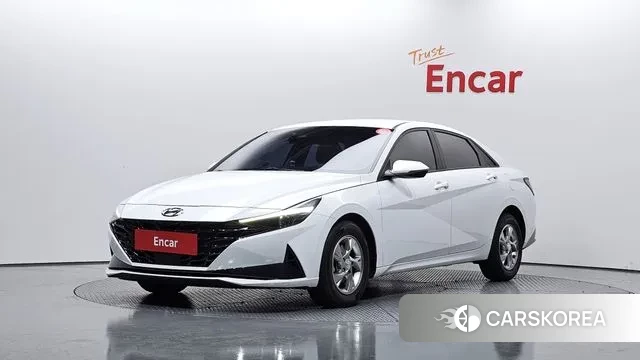 Hyundai Avante (CN7) 2020 Белый из Кореи