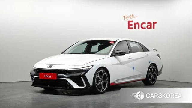 Hyundai The New Avante (CN7) 2024 Белый из Кореи