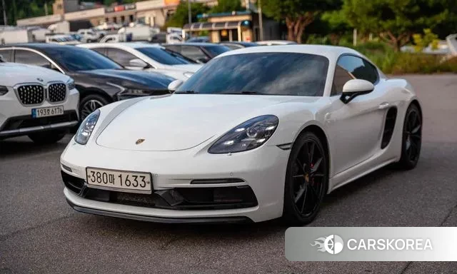 Porsche 718 Cayman 2019 Белый из Кореи