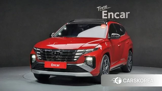 Hyundai Tucson (NX4) 2021 Красный из Кореи