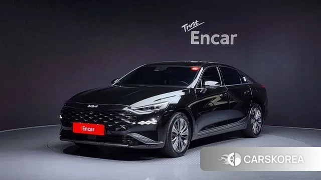 Kia K8 Hybrid 2022 Черный из Кореи