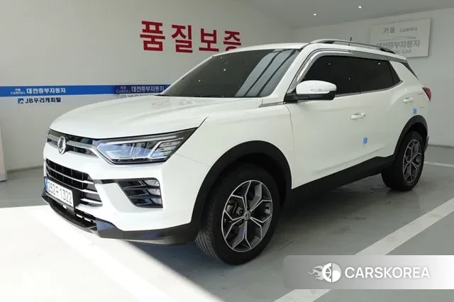 Ssangyong Beautiful Korando 2022 Белый из Кореи