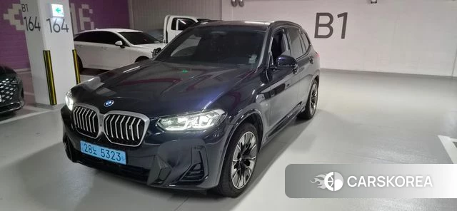BMW iX3 2022 Синий из Кореи