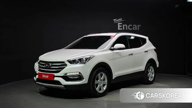 Hyundai Santa Fe The Prime 2018 Белый из Кореи