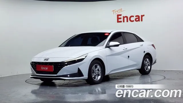 Hyundai Avante (CN7) 2020 Белый из Кореи