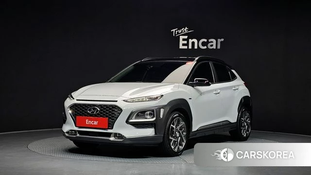 Hyundai Kona Hybrid 2020 Белый из Кореи