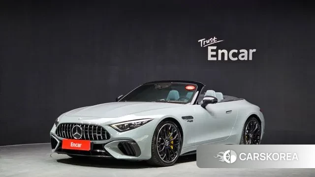 Mercedes-Benz SL-Class R232 2023 Серебристо-серый из Кореи
