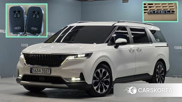 Kia Carnival 4th generation 2021 Белый из Кореи