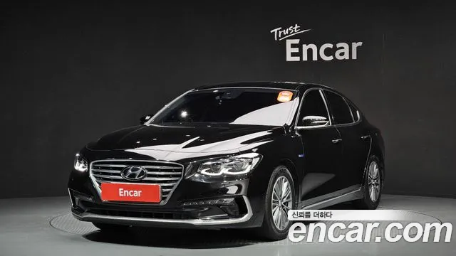 Hyundai Grandeur IG Hybrid 2019 Черный из Кореи
