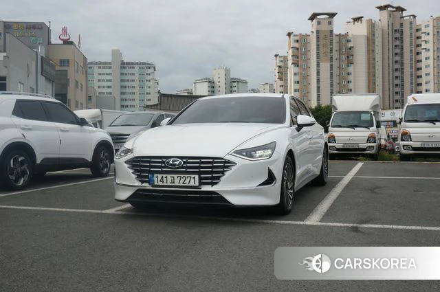 Hyundai Sonata Hybrid (DN8) 2021 Белый из Кореи
