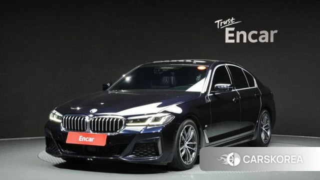 BMW 5 Series (G30) 2021 Синий из Кореи
