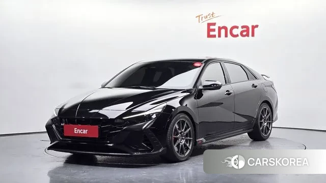 Hyundai Avante (CN7) 2022 Черный из Кореи