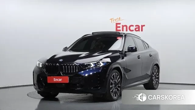 BMW X6 (G06) 2024 Черный из Кореи