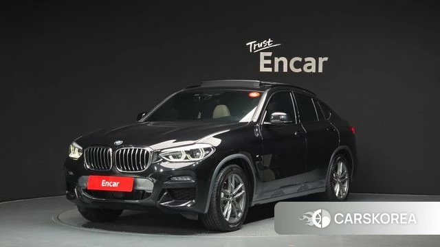 BMW X4 (G02) 2020 Черный из Кореи