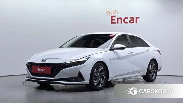 Hyundai Avante (CN7) 2021 Черный из Кореи