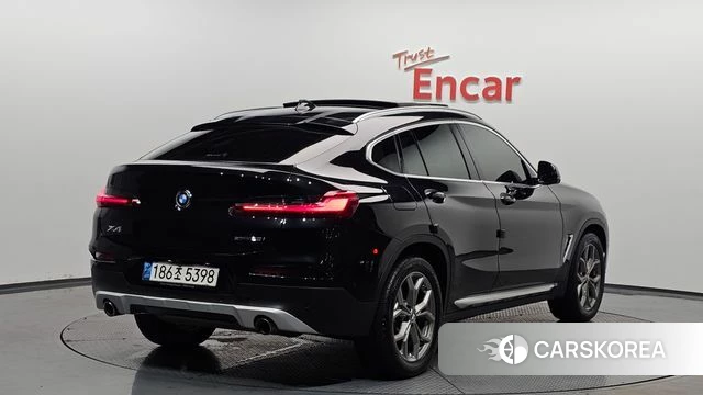 BMW X4 (G02) 2021 Черный из Кореи