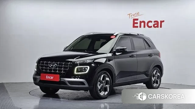 Hyundai Venue 2022 Черный из Кореи