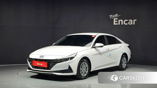 Hyundai Avante (CN7) 2021 Белый из Кореи