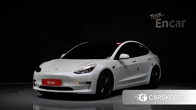 Tesla Model 3 2021 Белый из Кореи