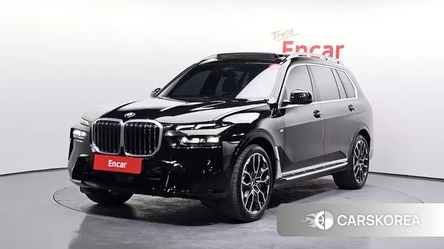 BMW X7 (G07) 2024 Черный из Кореи