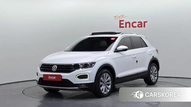 Volkswagen T-Roc 2021 Белый из Кореи