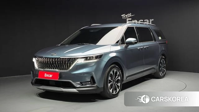 Kia Carnival 4th generation 2020 Небесно-голубой из Кореи