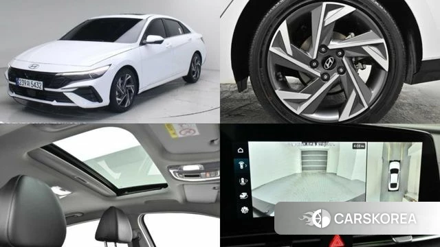 Hyundai The New Avante (CN7) 2024 Белый из Кореи