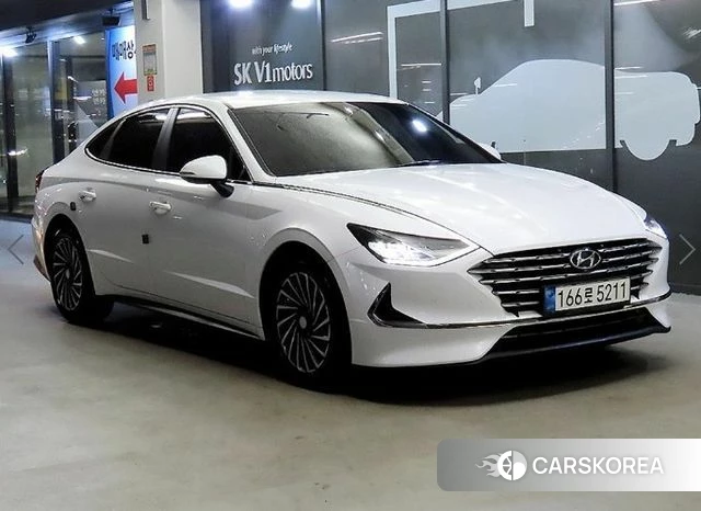 Hyundai Sonata Hybrid (DN8) 2022 Белый из Кореи